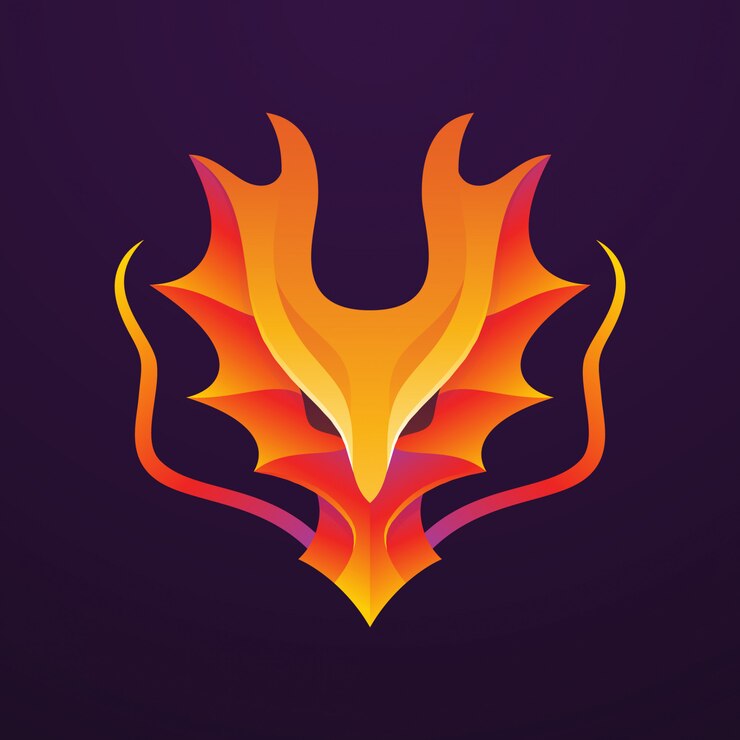 Dragon Face Logo