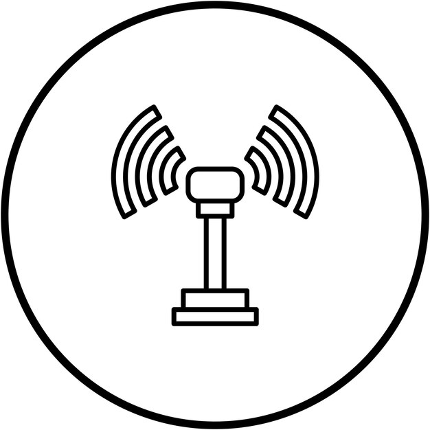 Drahtloses Vektorbild kann für Webhosting verwendet werden