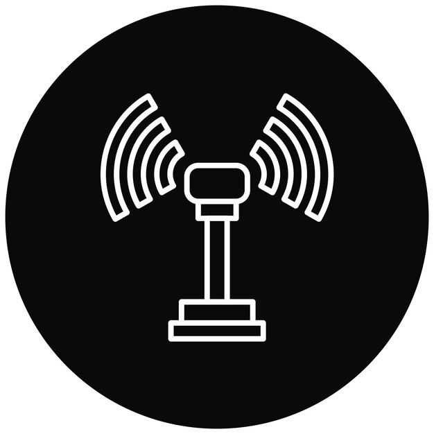 Drahtloses Vektorbild kann für Webhosting verwendet werden