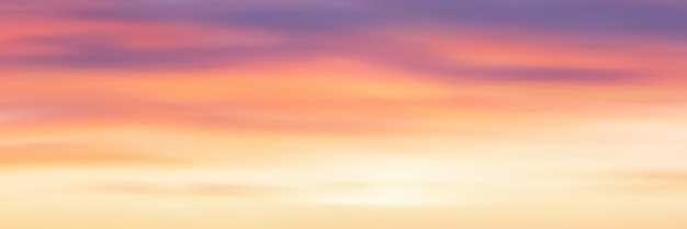 Dramatischer Sonnenuntergang Himmel Panoramabild Vektor Hintergrund