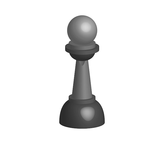 Dreidimensionale Schachfigur