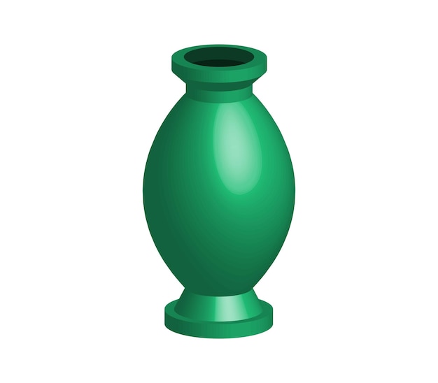 Dreidimensionale Vase