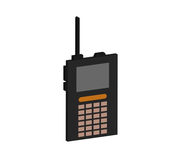 Dreidimensionales Walkie-Talkie