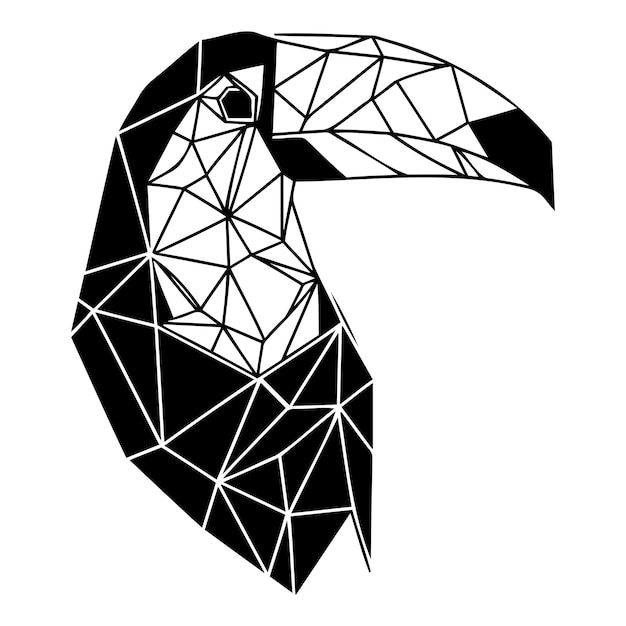 Vektor dreieckiger toucan_b