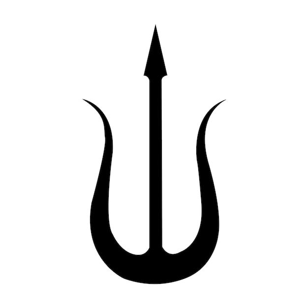 Dreizack-symbol-logo-vektor-design-vorlage