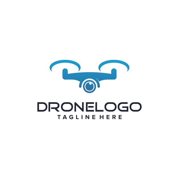 Vektor drohne logo design-vorlage