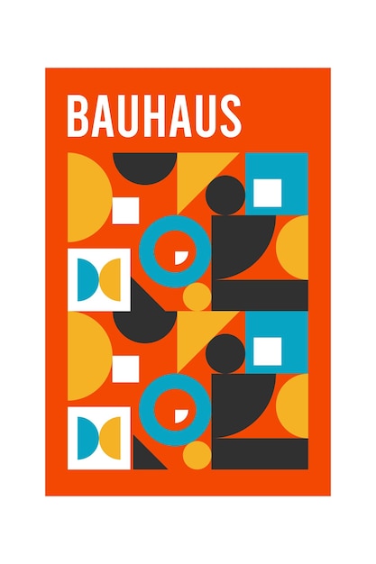 Druckbare Bauhaus-Wohndekoration