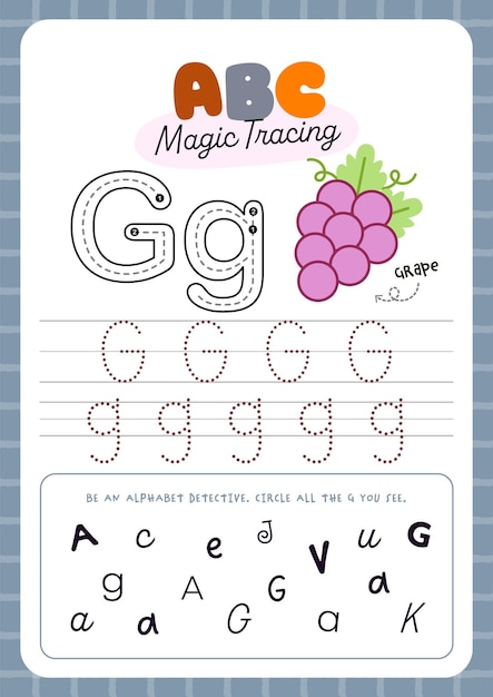 Druckbares Arbeitsblatt mit niedlicher Kawaii-Alphabet-Verfolgungsaktivität für Kinder, Spaß beim Lernen