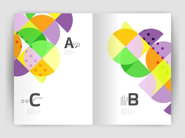 Druckvorlage moderner eleganter Hintergrund Dreieck Jahresbericht Vektordesign für Workflow-Layout-Diagramm-Nummernoptionen oder Webdesign