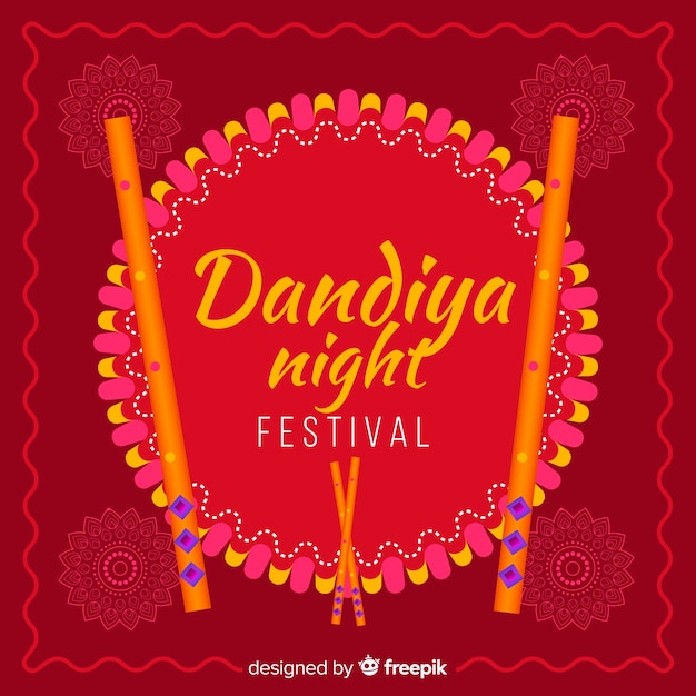 Drum dandiya hintergrund