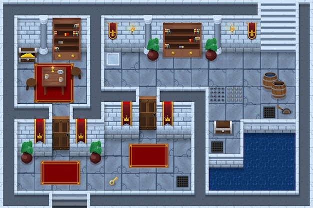 Dungeon spiel tileset