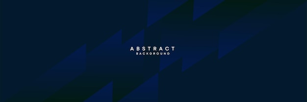 Dunkelblau schwarz und marineblau Gradient abstrakt technologisch modern geometrischer Banner Hintergrund