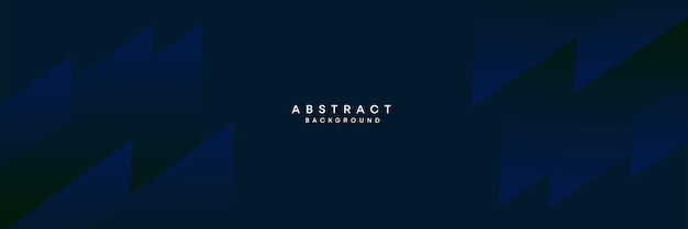 Dunkelblau schwarz und marineblau Gradient abstrakt technologisch modern geometrischer Banner Hintergrund
