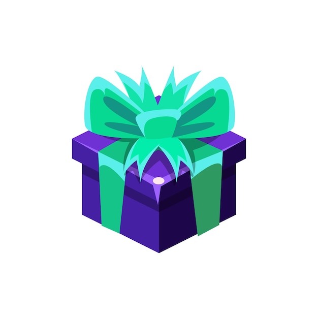 Dunkelblaue geschenkbox mit geschenkbox aus dekorativ verpacktem karton