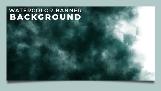 dunkelblaues Banner Hintergrund Aquarell