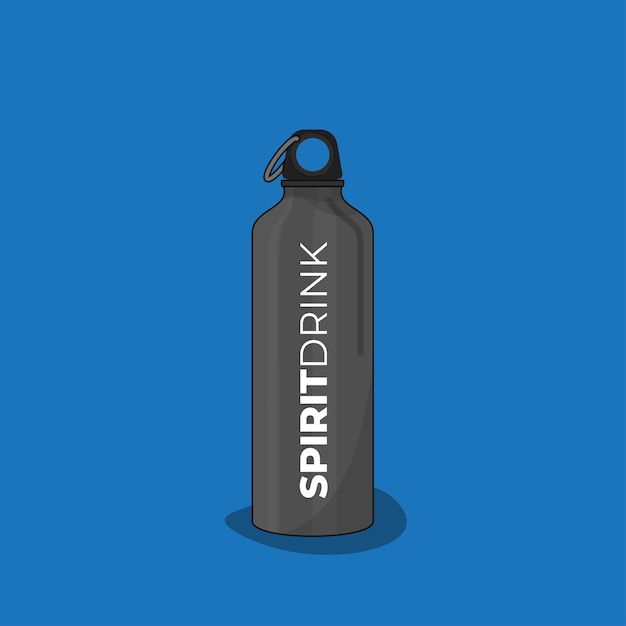 Dunkelgraues Becherdesign für Getränkeproduktdesign-Mockup in sportlichem Konzeptdesign