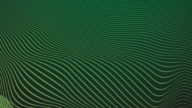 Dunkelgrüner Gradient mit Streifenlinie abstrakter Hintergrund für Hintergrund oder Präsentation