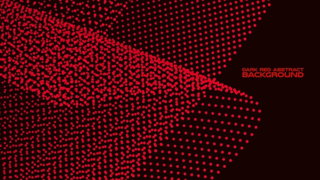 Dunkelroter Halftone-Abstrakt-Hintergrund für Hintergrund oder Präsentation