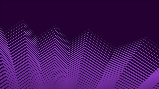 Dunkelviolett mit Zick-Zack-Streifen Abstract-Hintergrund für Hintergrund oder Präsentation