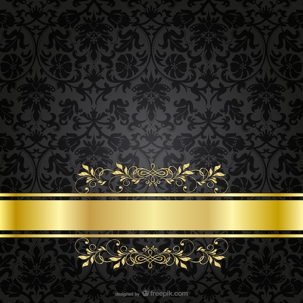 Dunkle luxus golden template