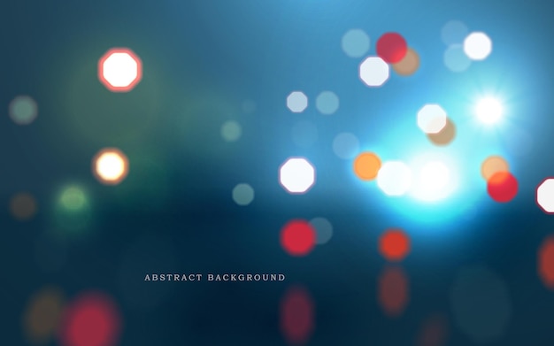 Vektor dunkler abstrakter hintergrund im cyberpunk-stil, beleuchtet von scheinwerfern von autos in der nachtstadt