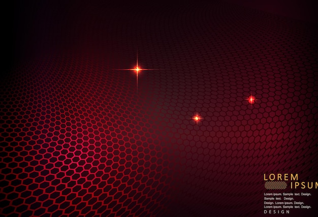 Dunkler, wunderschöner roter Mesh-Hintergrund mit Glitzer