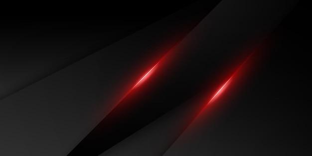 Vektor dunkles gaming-rotes licht leuchtender hintergrund