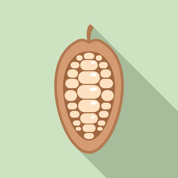 Vektor durian-frucht-symbol flache illustration des durian-frucht-vektorsymbols für webdesign