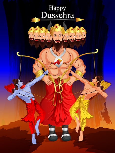 Dussehra feier hintergrund