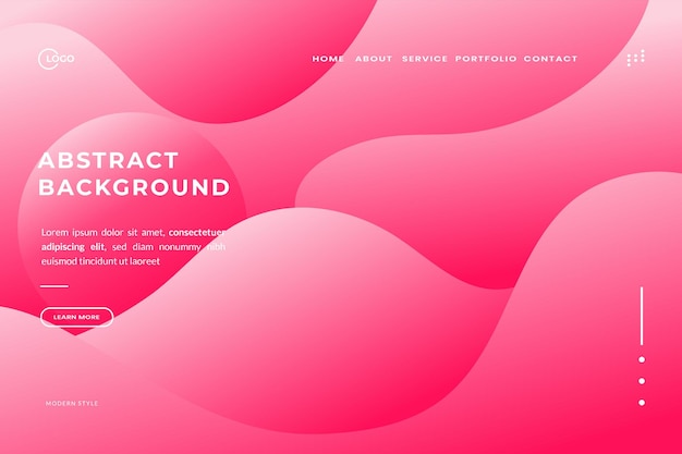 Dynamic Abstract Waves Background Perfekt für auffällige Webwerbekampagnen