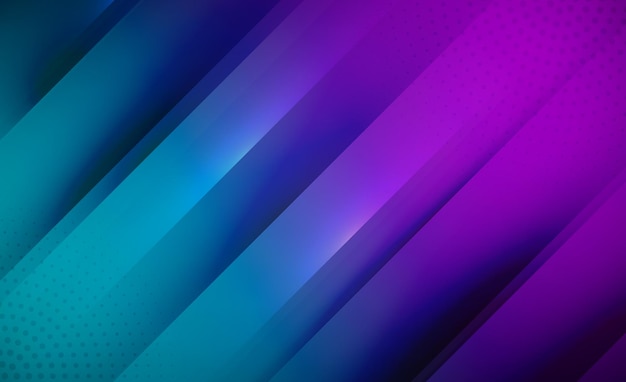 Dynamic Neon Lights Gradient Vector Illustration für kreative Arbeiten