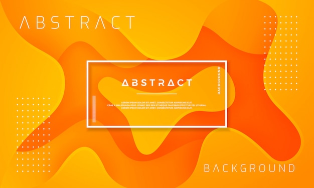 Dynamisches strukturiertes orange Hintergrunddesign in der Art 3D