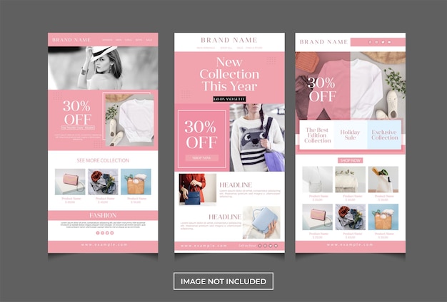 E-Commerce-E-Mail-Vorlagendesign