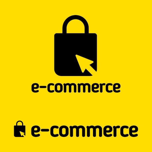 Vektor e-commerce-logo