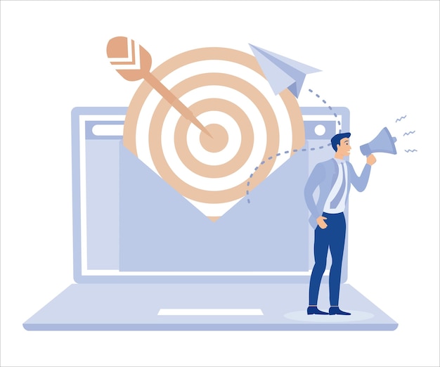 E-Mail-Marketing, Kommunikations- und Werbekonzept,
