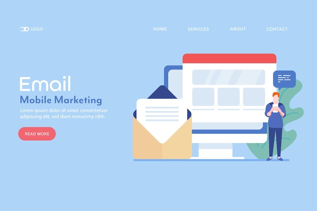 E-mail-marketing-konzept