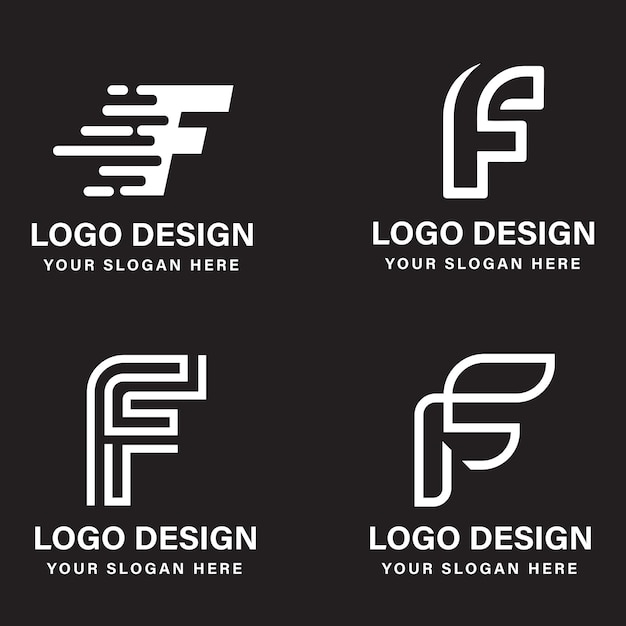Vektor e-vektor-alphabet-logo-design-sammlungen