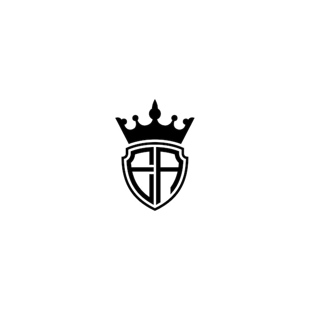 EA-Monogramm-Logo-Design, Buchstabe, Text, Name, Symbol, monochromes Logo, Alphabet-Zeichen, einfaches Logo