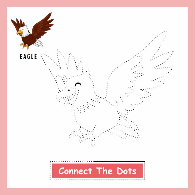 Eagle Connect The Dots Arbeitsblatt