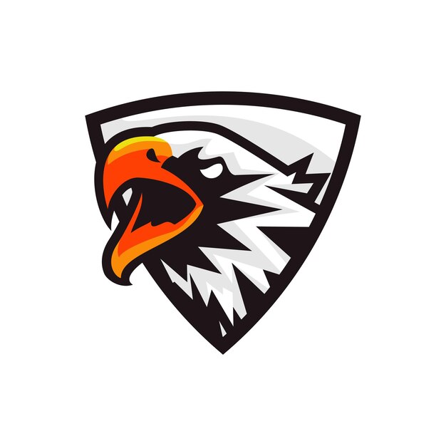 Vektor eagle e-sport-logo