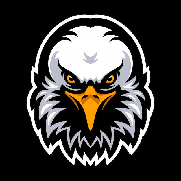 Vektor eagle-logo für eine sportmannschaft