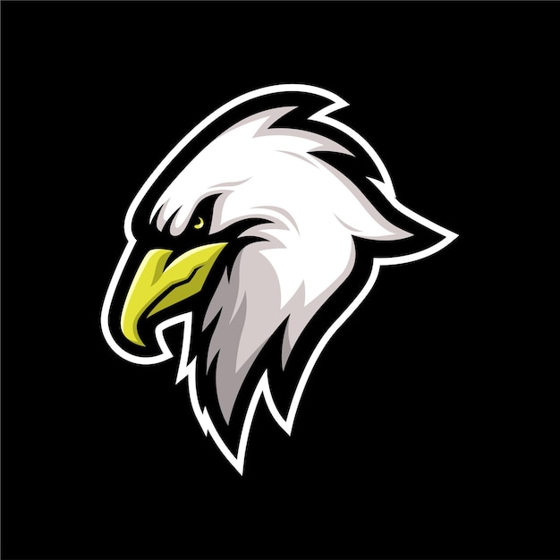 Eagle-Sport-Logo-Maskottchen-Vorlage