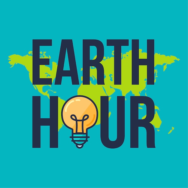 Earth hour banner