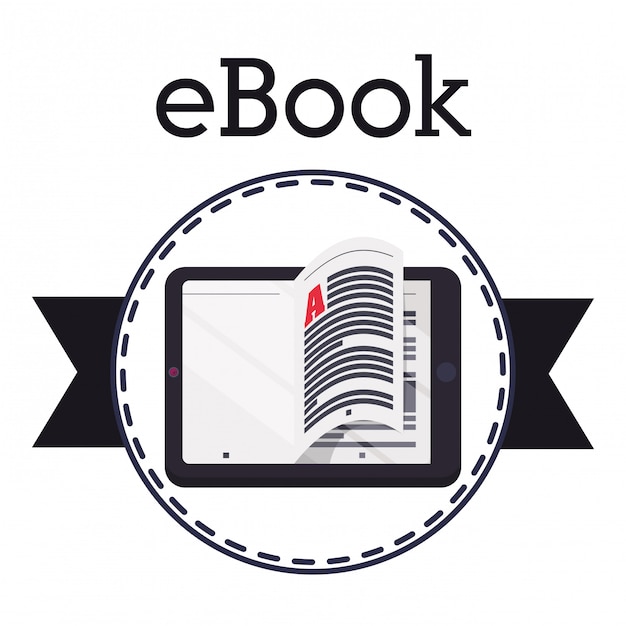 Vektor ebook icon design