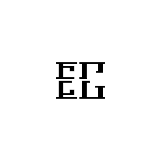 EC-Monogramm-Logo-Design, Buchstabe, Text, Name, Symbol, einfarbig, Logo, Alphabet, Zeichen, einfaches Logo
