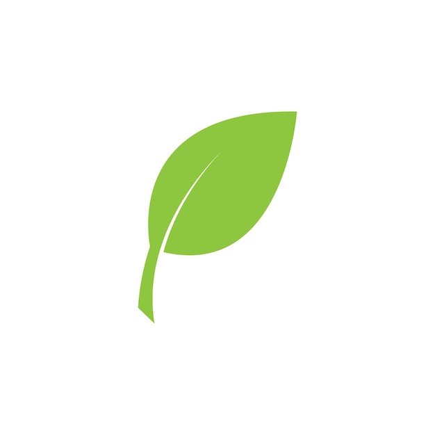 Vektor eco baum-blatt-logo-vorlage