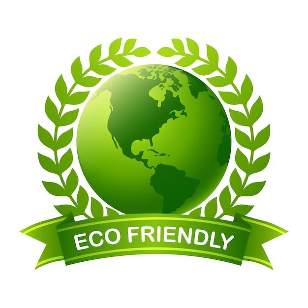 Eco-freundliches etikett