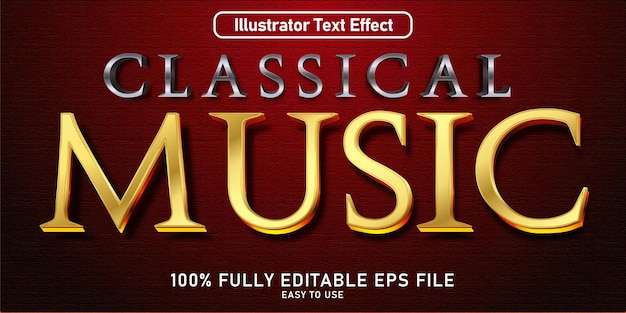 EDIT TABLE TEXT EFFEKTE Klassische Musik