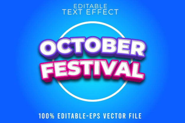EDITABLE TEXT EFFECT OKTOBER FESTIVAL STYLE THEMA