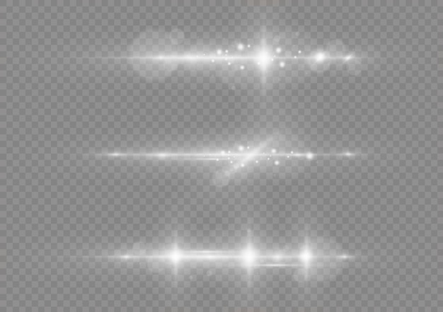 Effekt blendung unschärfe linien weiße lichter bokeh glitzer leuchtende sternsonne funken leichte flare funkelt